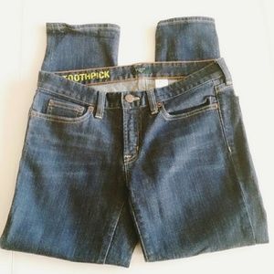 J. Crew Dark Wash Toothpick Jeans